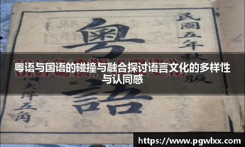 粤语与国语的碰撞与融合探讨语言文化的多样性与认同感